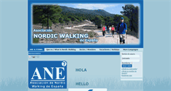 Desktop Screenshot of nordicwalking-ane.es